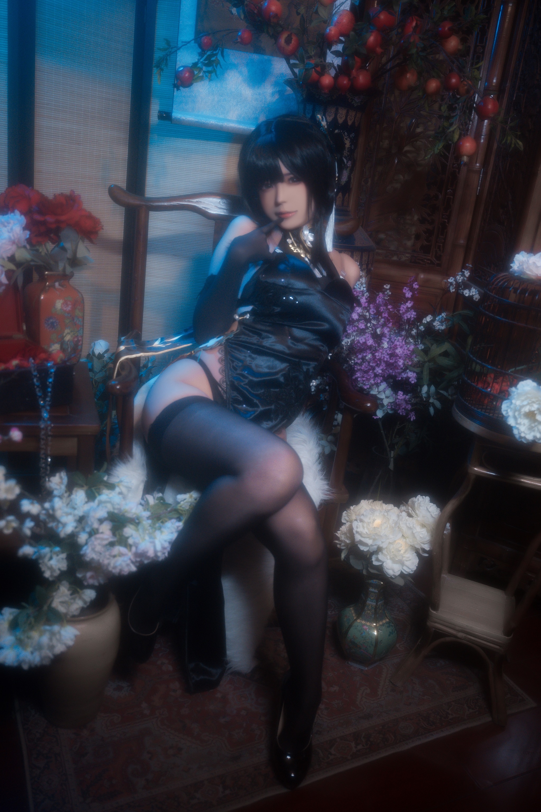 图片[1]-Quan冉有点饿 – NO.027 碧蓝航线 镇海 旗袍[44P]-XikXak